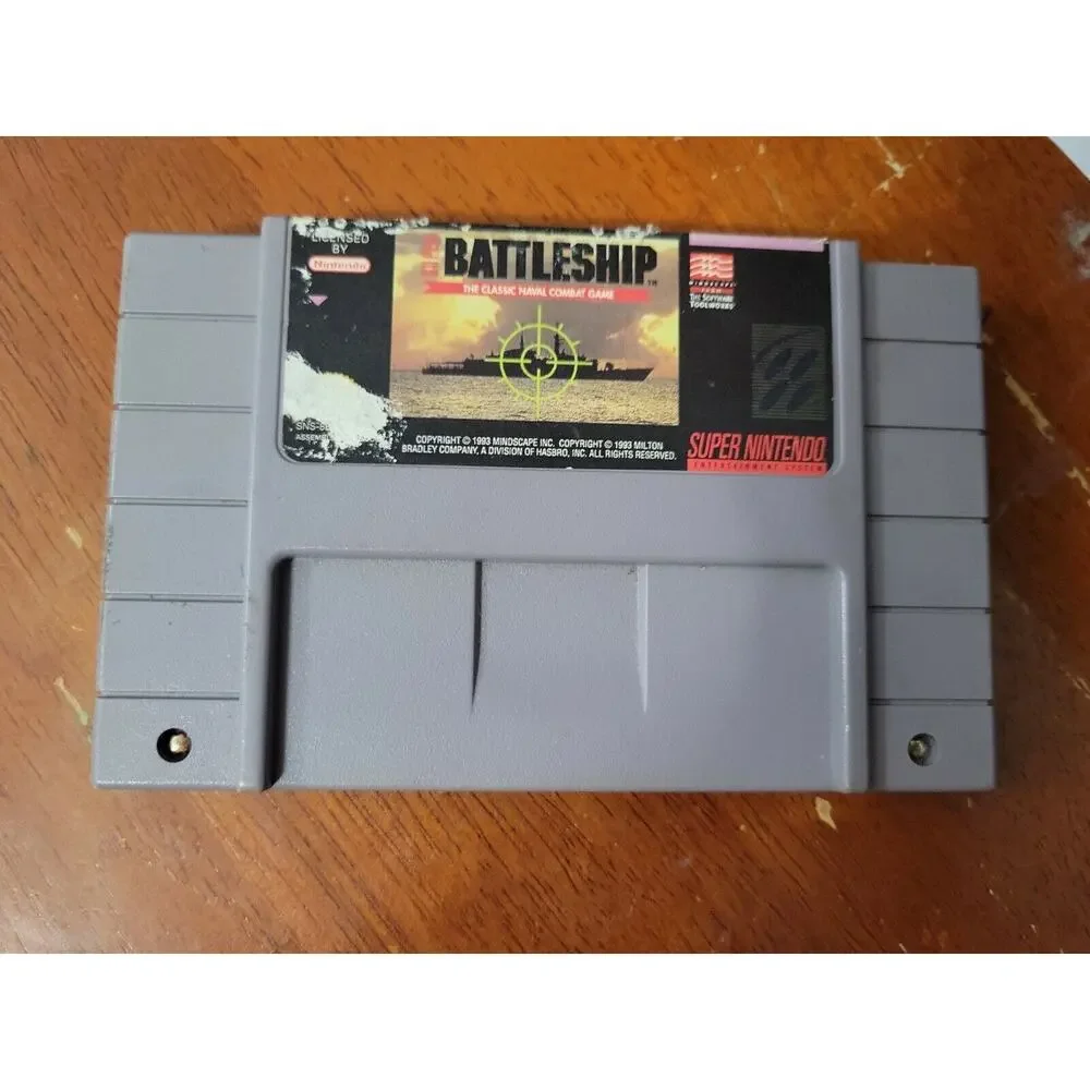 Super Battleship UNTESTED Cartridge (Super Nintendo Entertainment System, 1993)